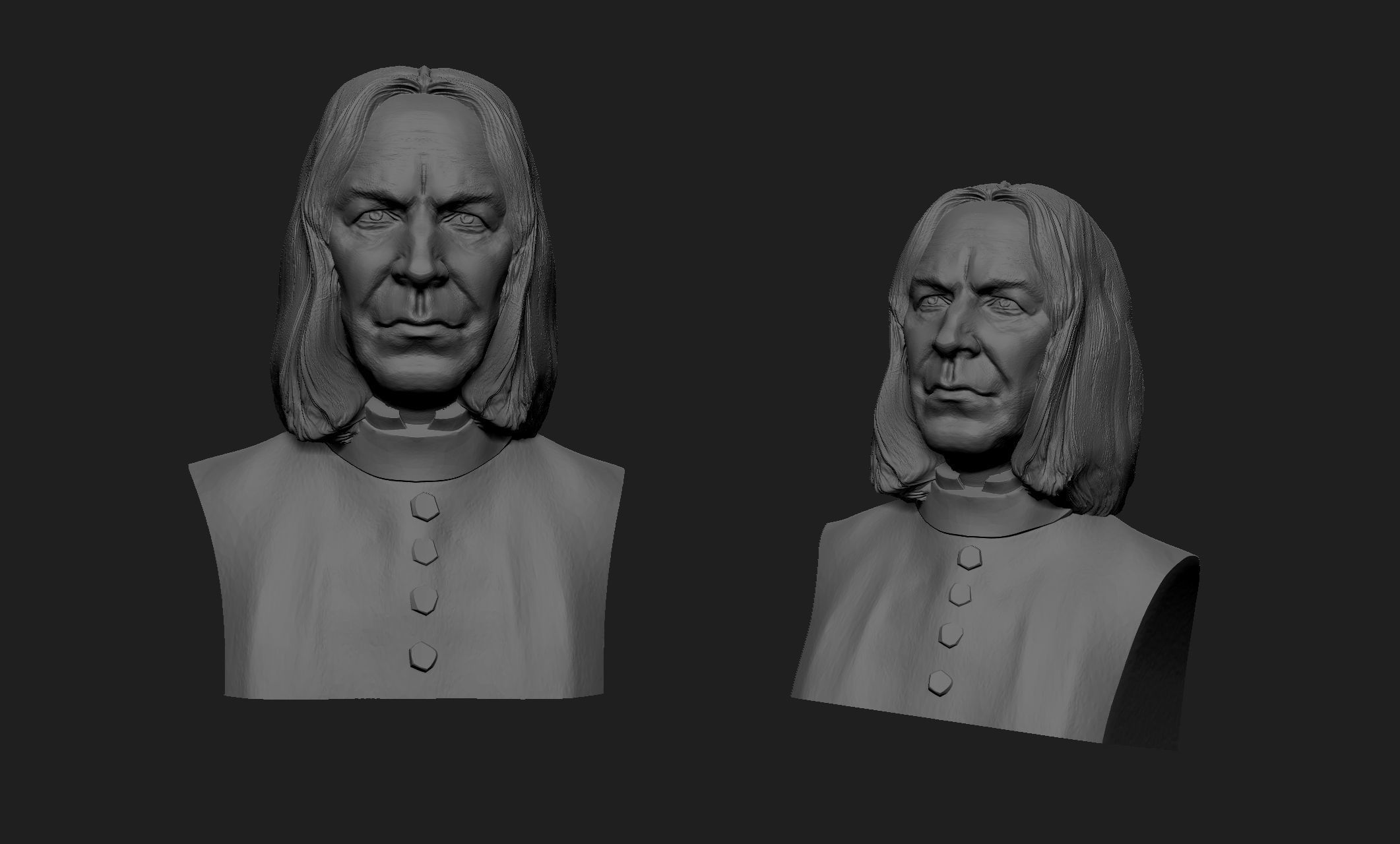 Severus Snape 3D print model_4