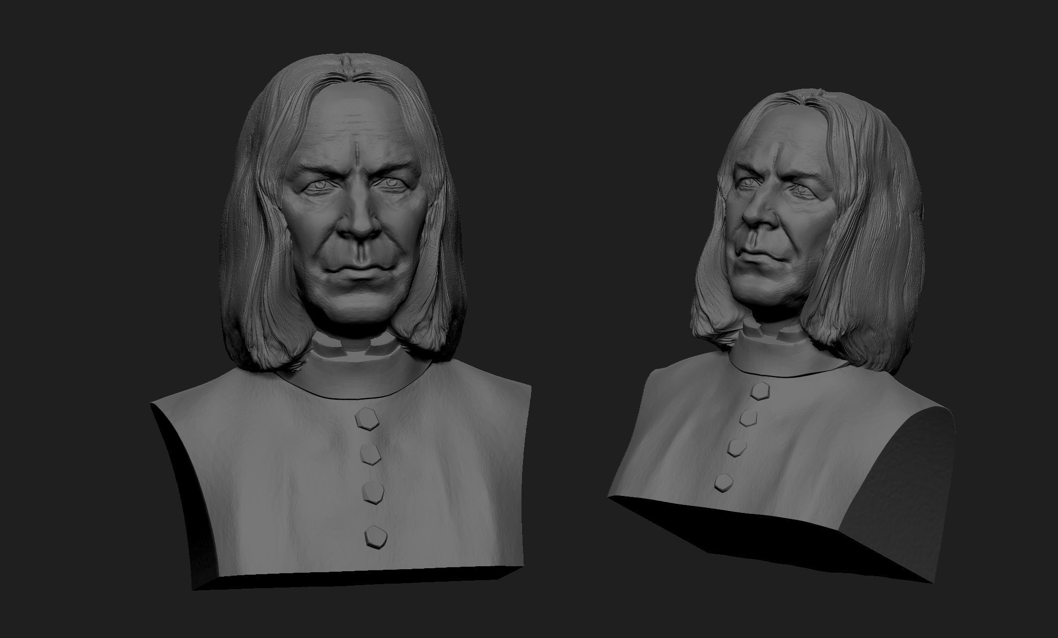 Severus Snape 3D print model_5