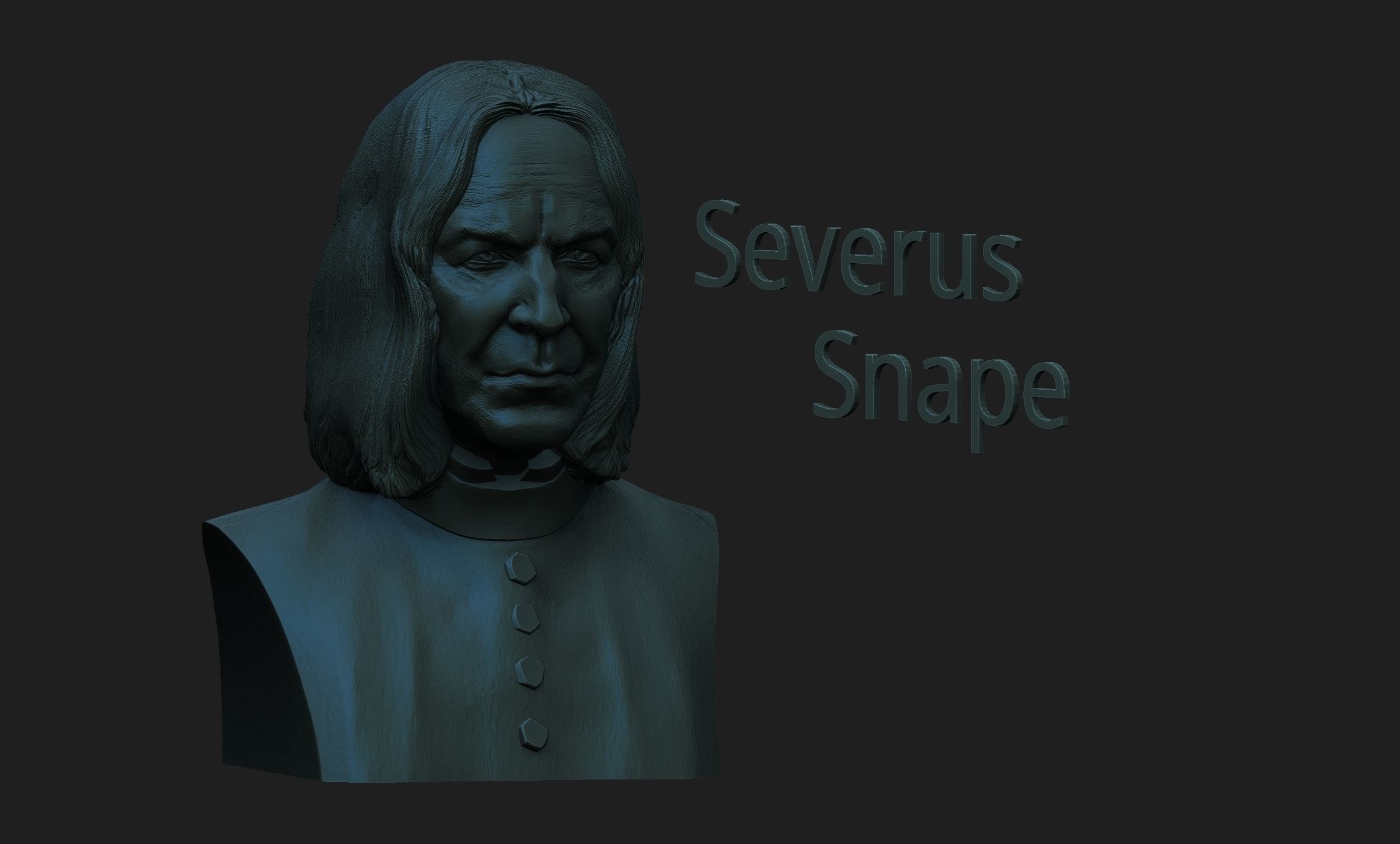 Severus Snape 3D print model_1