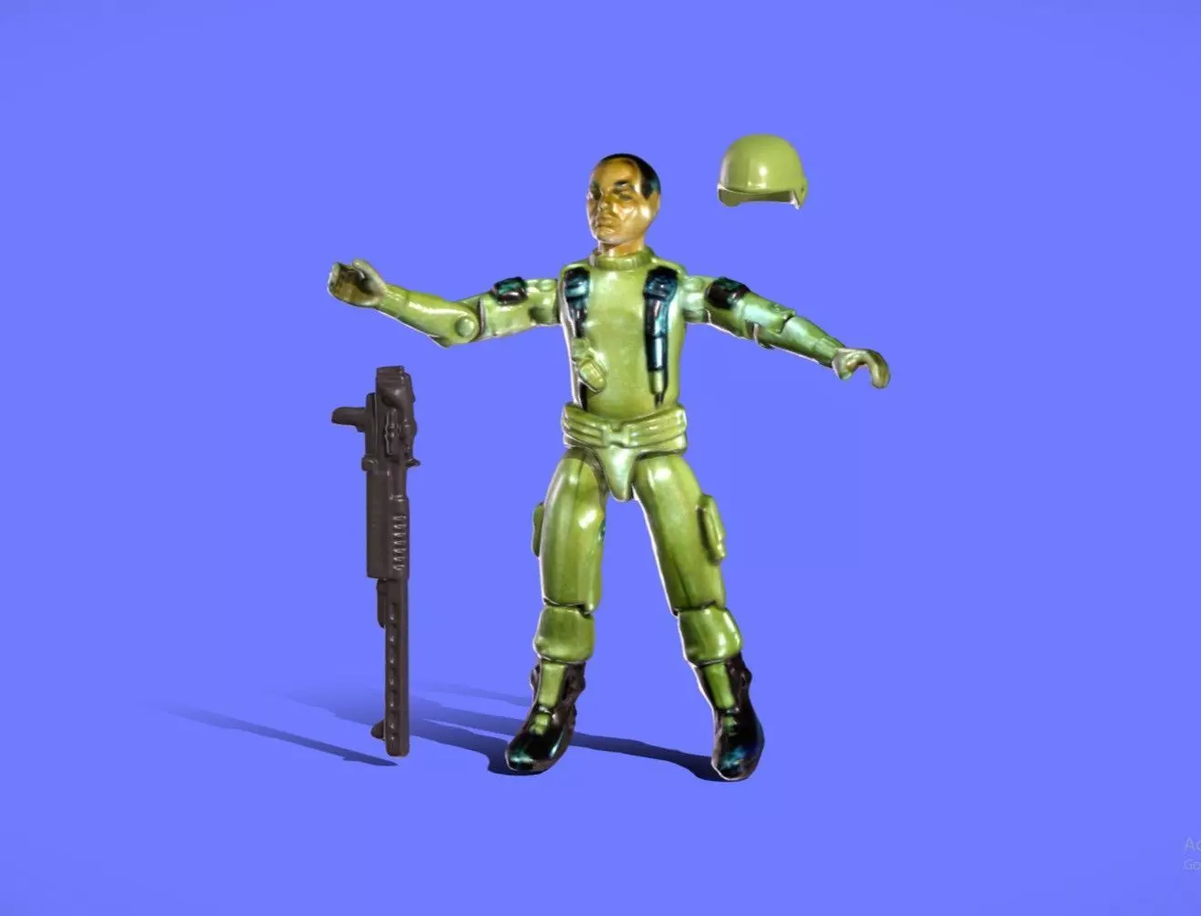 1982 GI JOE GRUNT - 3D SCAN - 3D print model