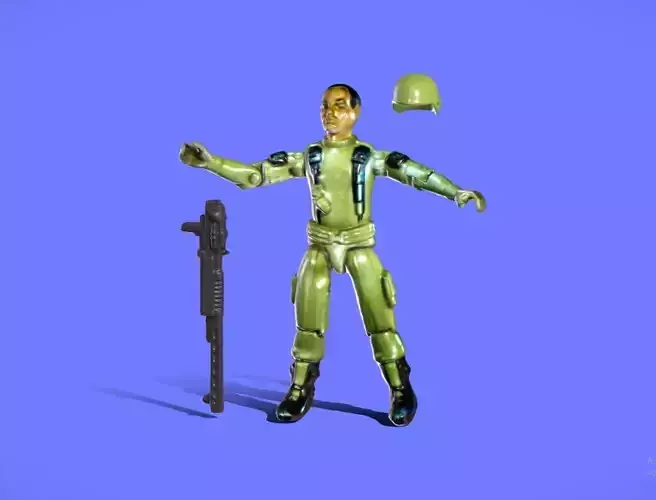 1982 GI JOE GRUNT - 3D SCAN -
