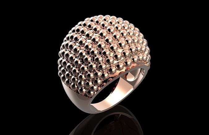 Fashion Ring 3D Print Model 3D print model