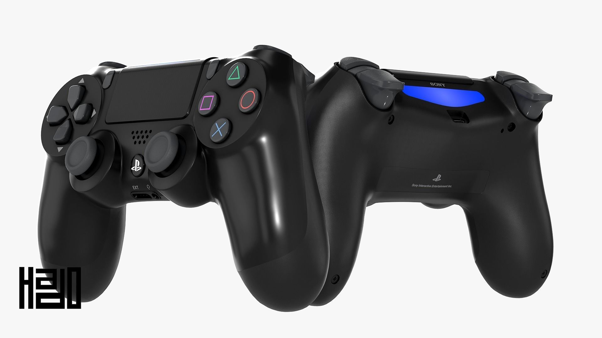 DualShock 4 Low-poly 3D model_2