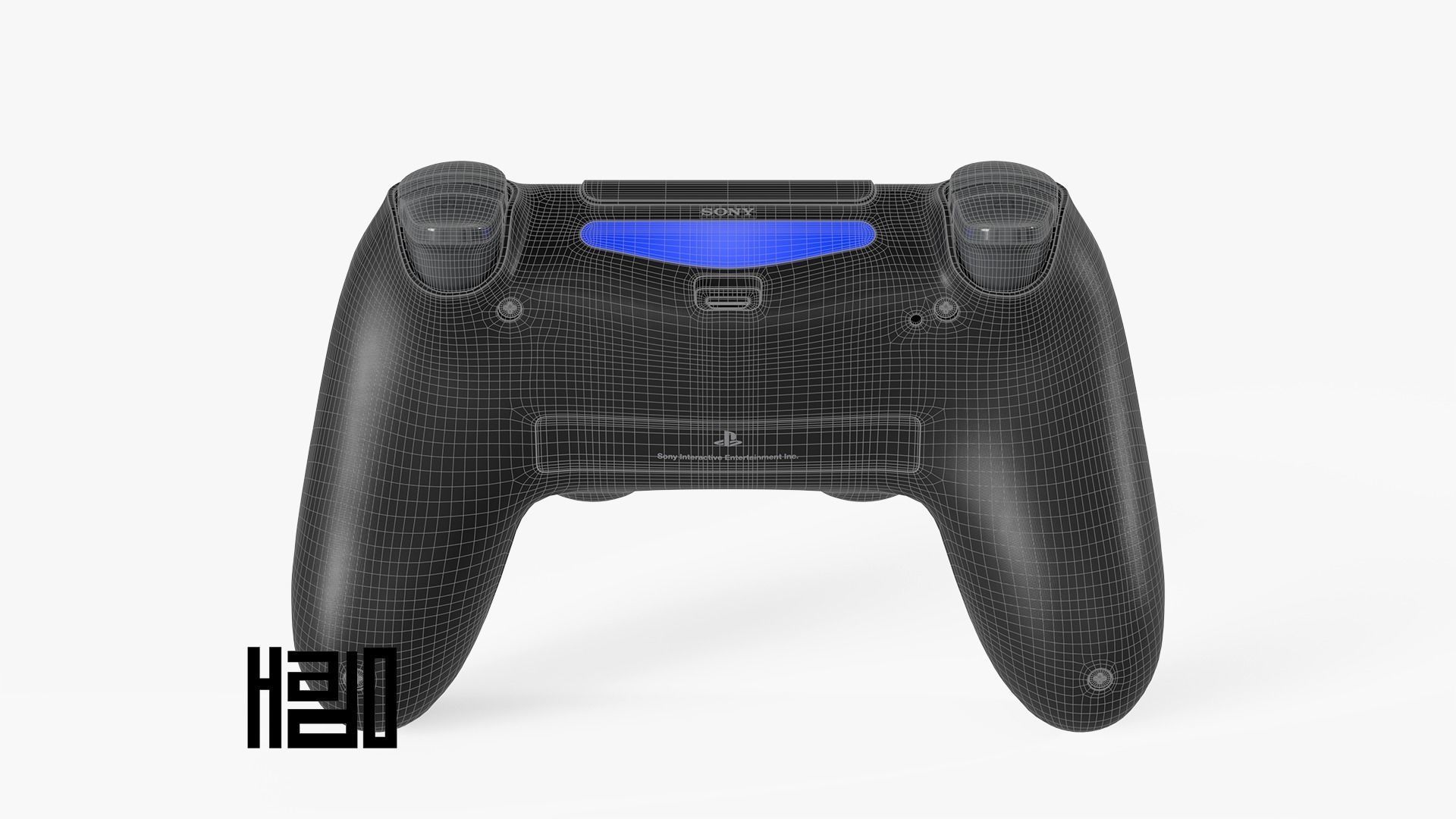 DualShock 4 Low-poly 3D model_4