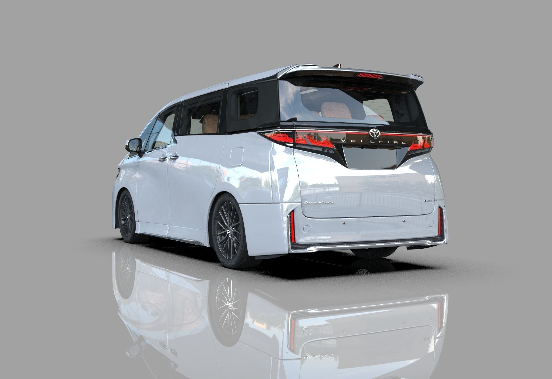 Toyota Alphard Vellfire 2023 HQ interior 3D model_37