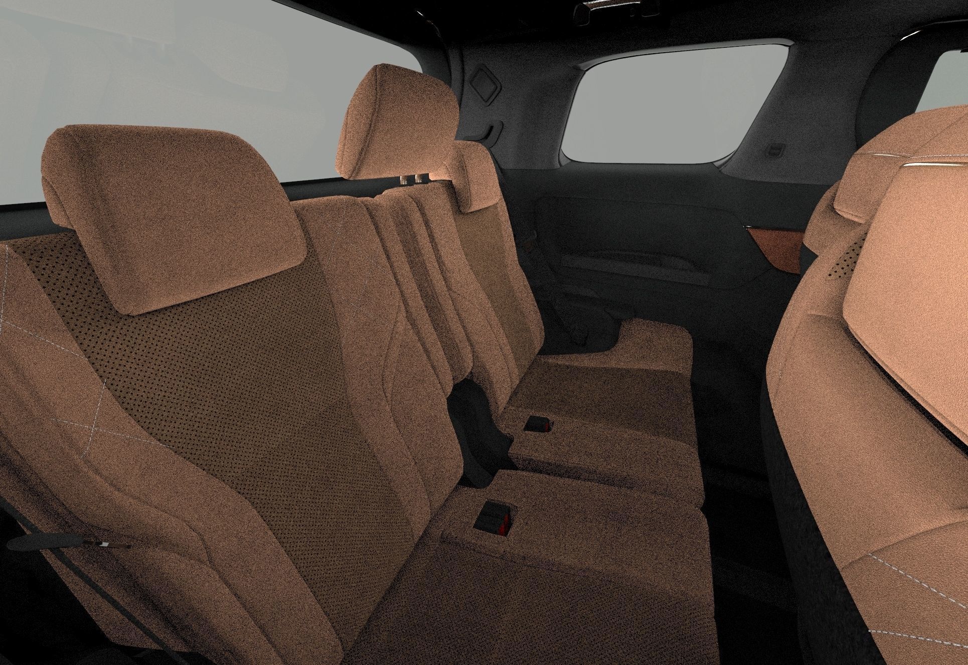 Toyota Alphard Vellfire 2023 HQ interior 3D model_27