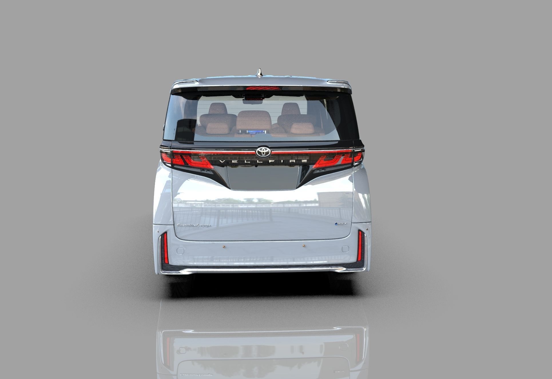 Toyota Alphard Vellfire 2023 HQ interior 3D model_39