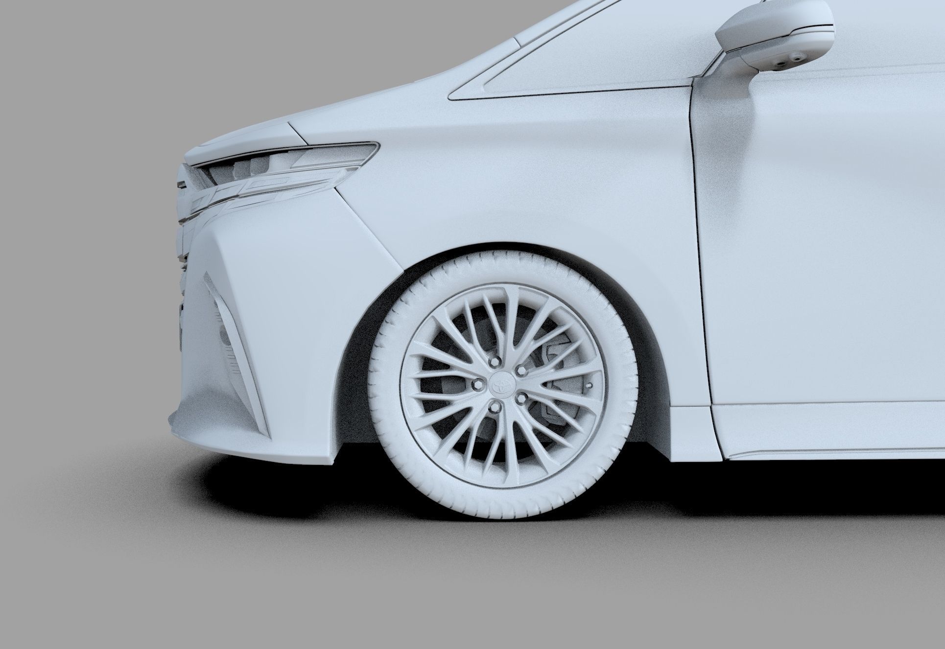 Toyota Alphard Vellfire 2023 HQ interior 3D model_56