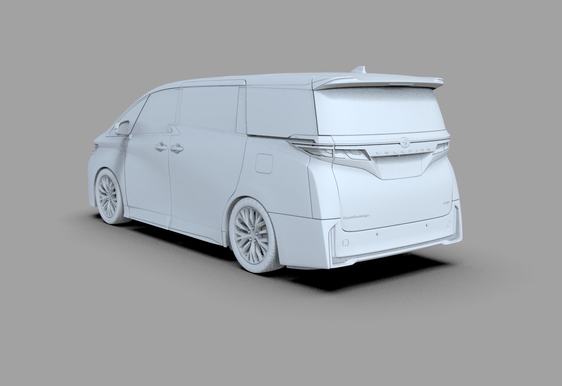 Toyota Alphard Vellfire 2023 HQ interior 3D model_64
