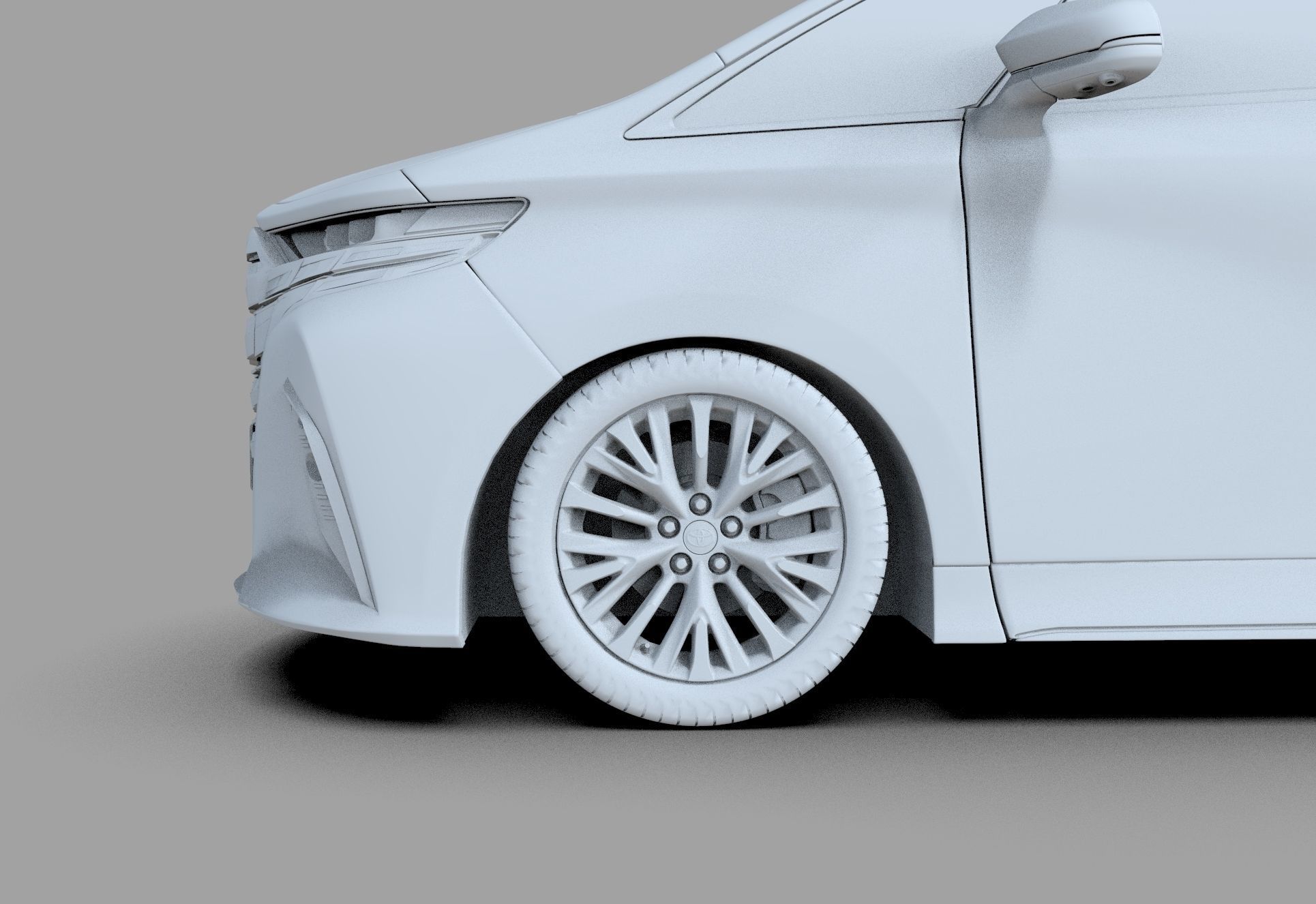 Toyota Alphard Vellfire 2023 HQ interior 3D model_54