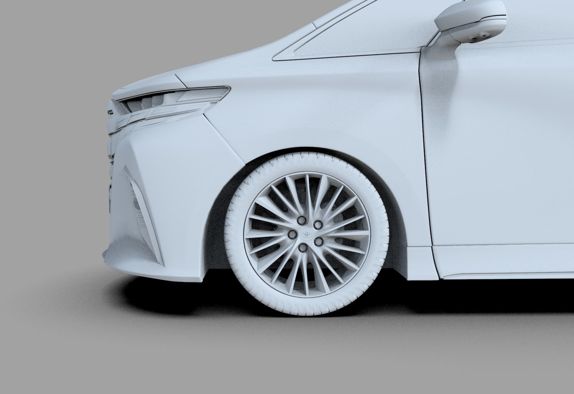 Toyota Alphard Vellfire 2023 HQ interior 3D model_55