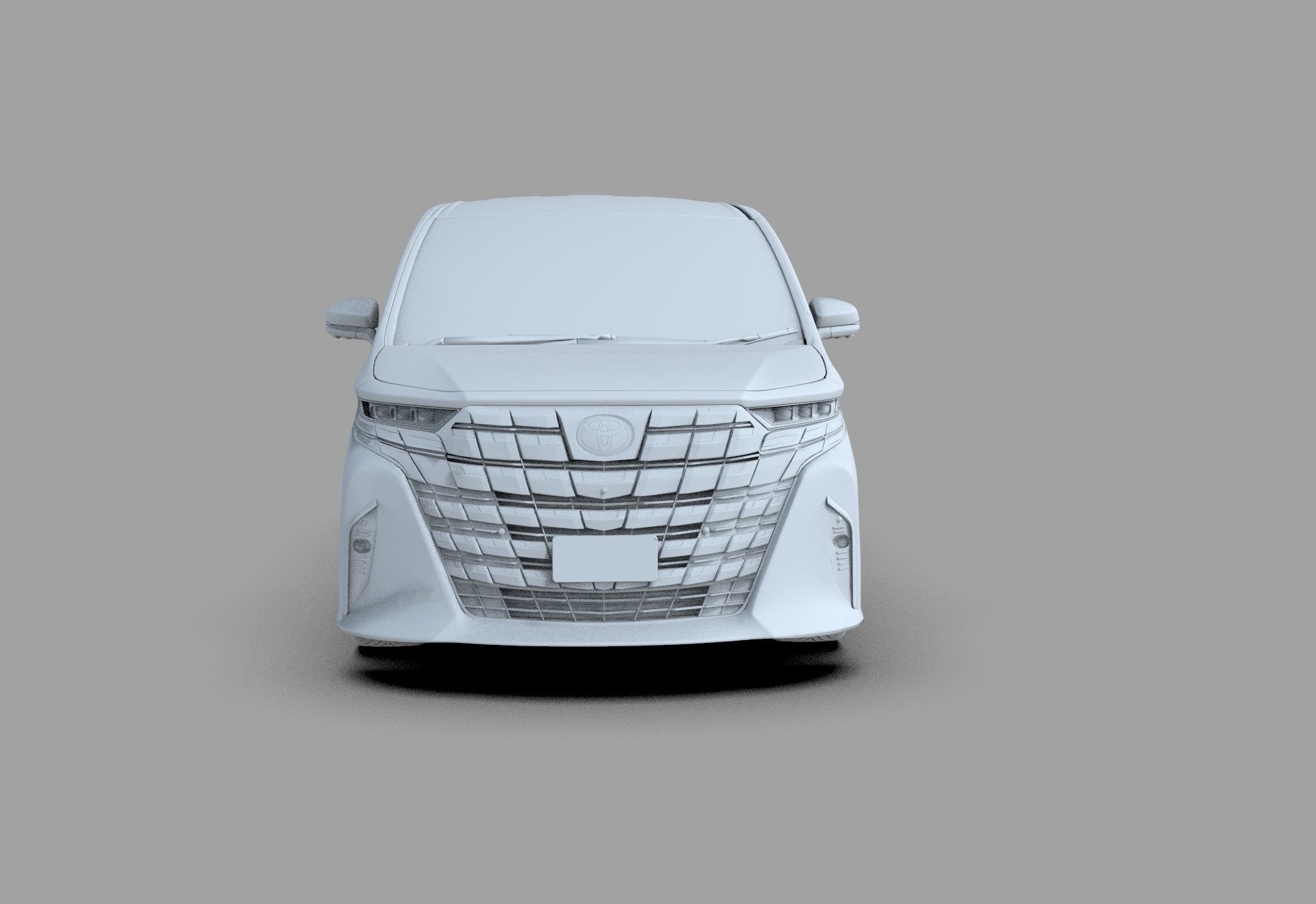 Toyota Alphard Vellfire 2023 HQ interior 3D model_49