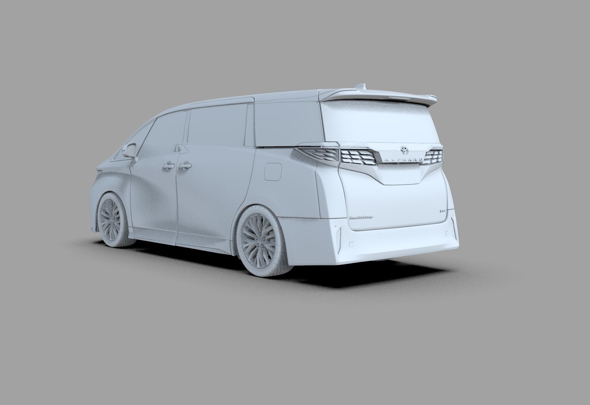 Toyota Alphard Vellfire 2023 HQ interior 3D model_51