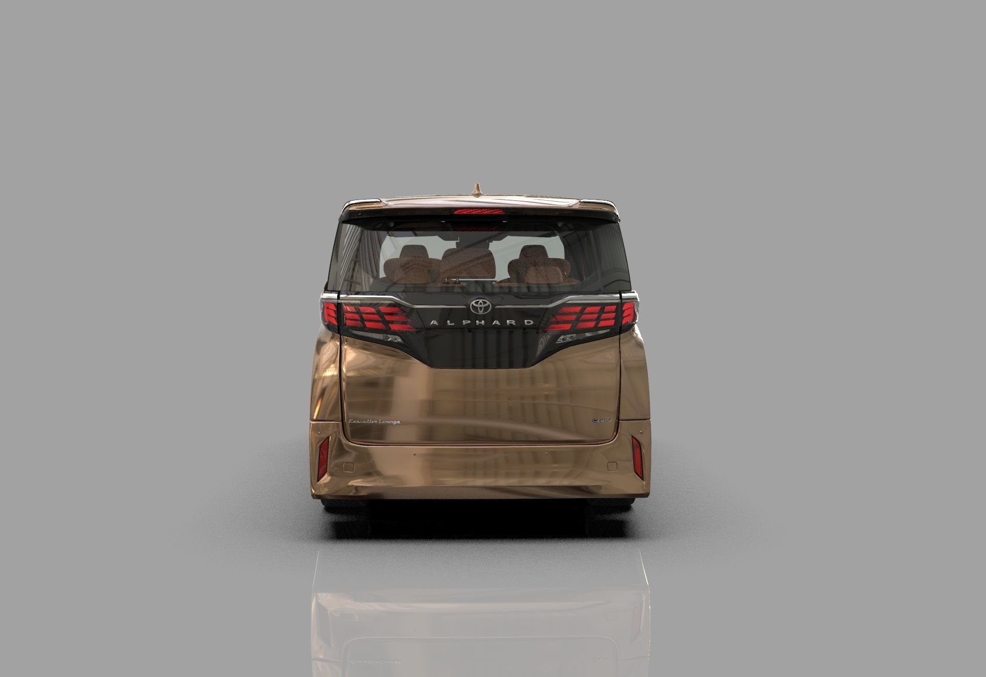 Toyota Alphard Vellfire 2023 HQ interior 3D model_5