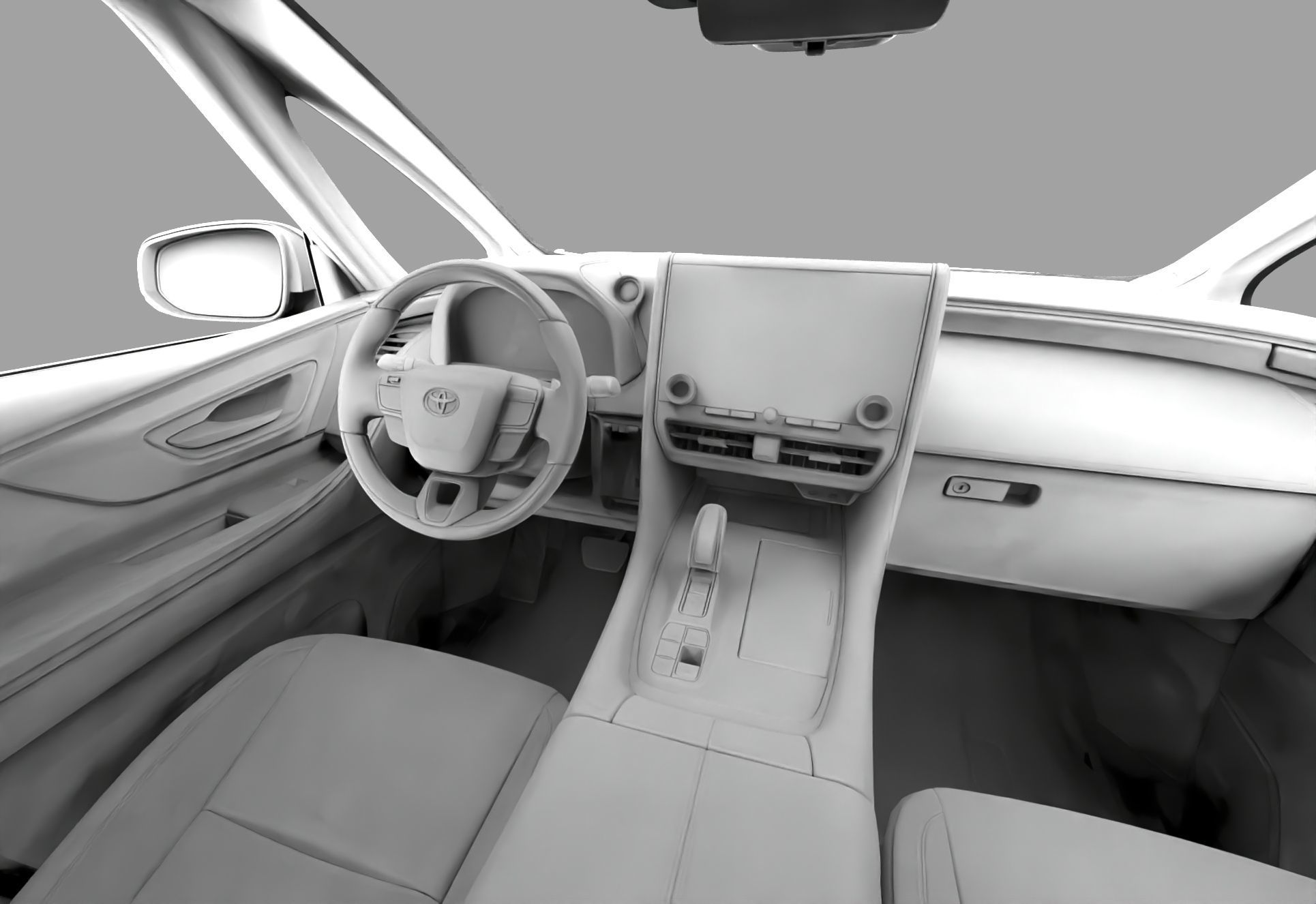 Toyota Alphard Vellfire 2023 HQ interior 3D model_60