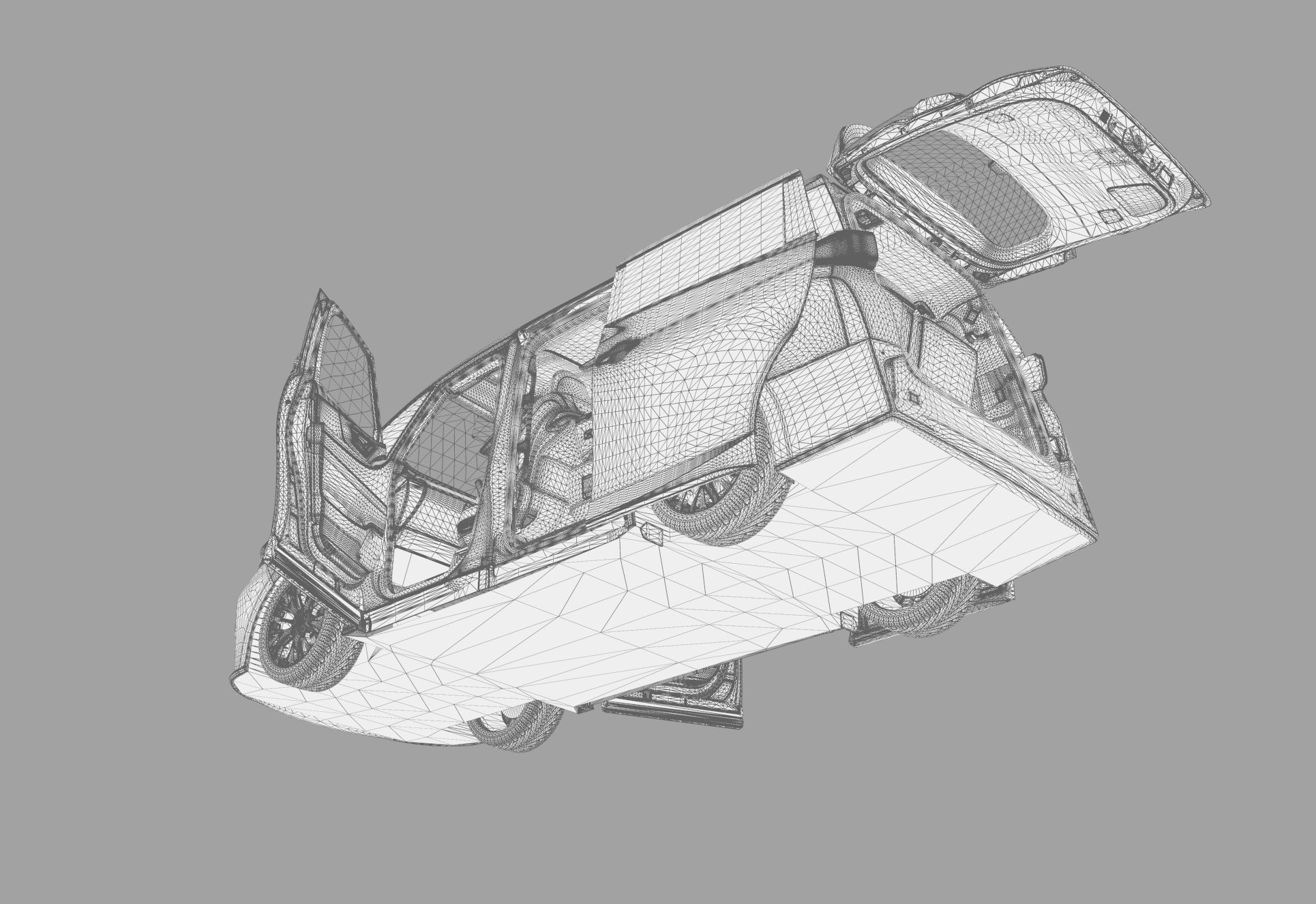 Toyota Alphard Vellfire 2023 HQ interior 3D model_76