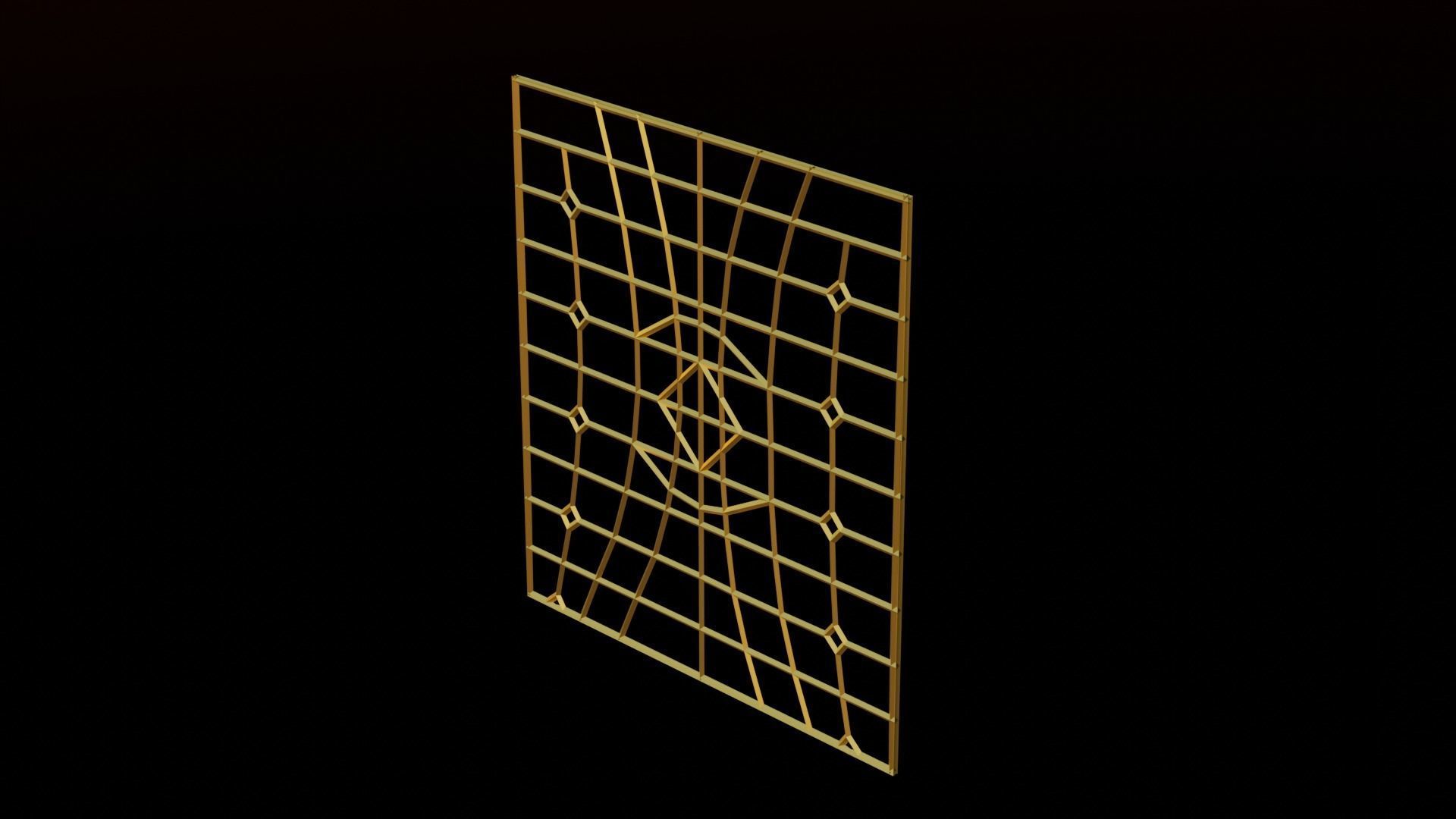 A 3D DOOR FENCE DESIGN Free 3D model_2