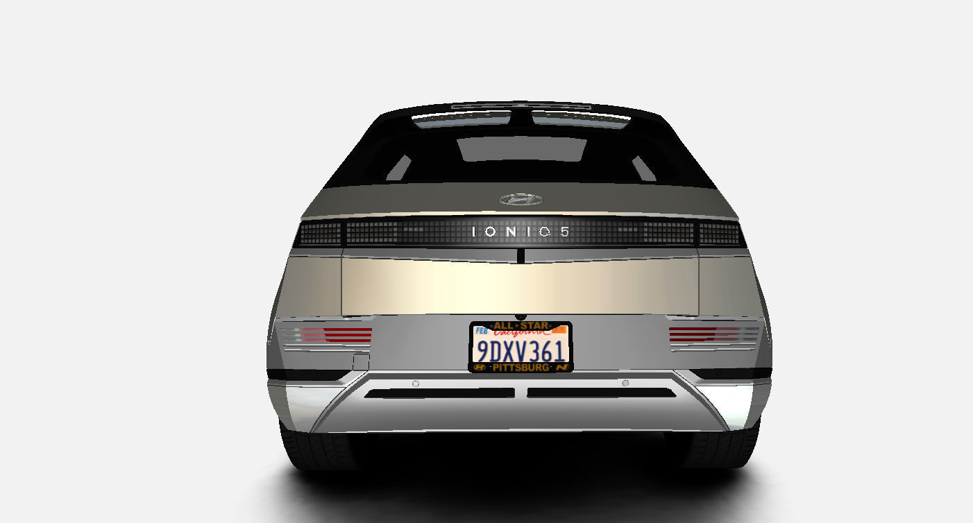 Hyundai Ioniq 5 Limited US-Spec 2023 Gameready Low-poly 3D model_4