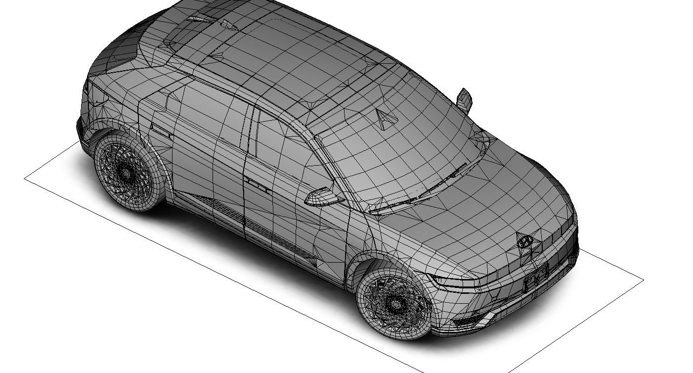 Hyundai Ioniq 5 Limited US-Spec 2023 Gameready Low-poly 3D model_22