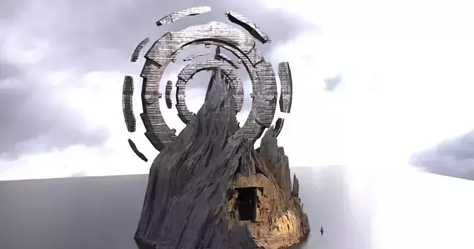 Enock cliff portal rocks 2