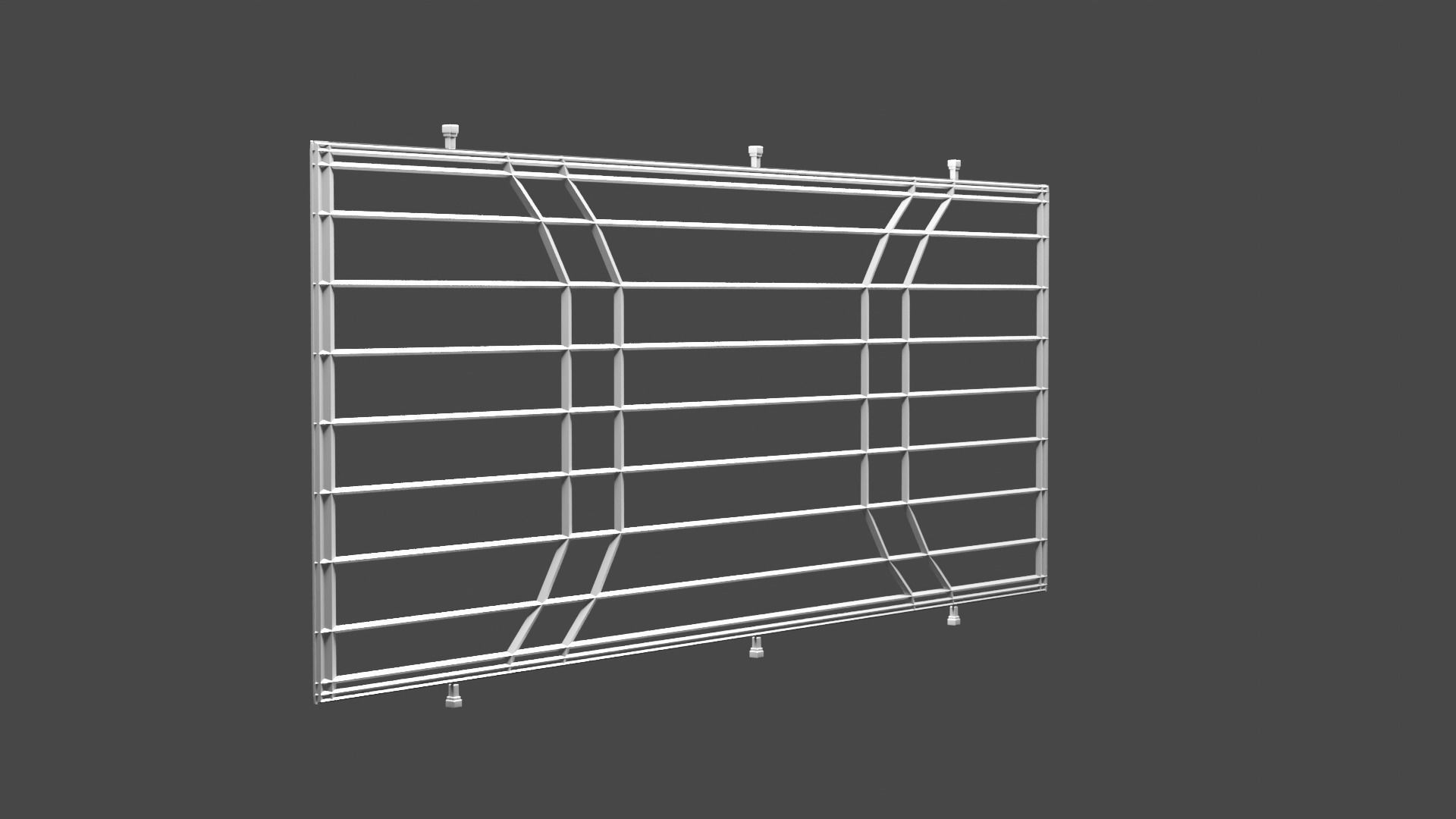 A 3D WINDOW FENCE DESIGN free 3D model | CGTrader