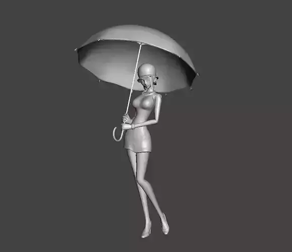 Mikita Miss Valentine 3D Model