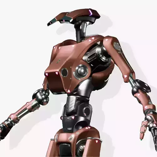 Scout Robot Low-poly 3D model