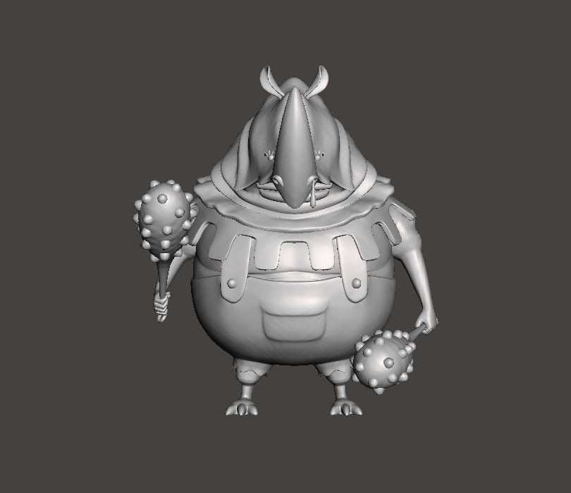 Minorhinoceros 3D Model 3D print model_1