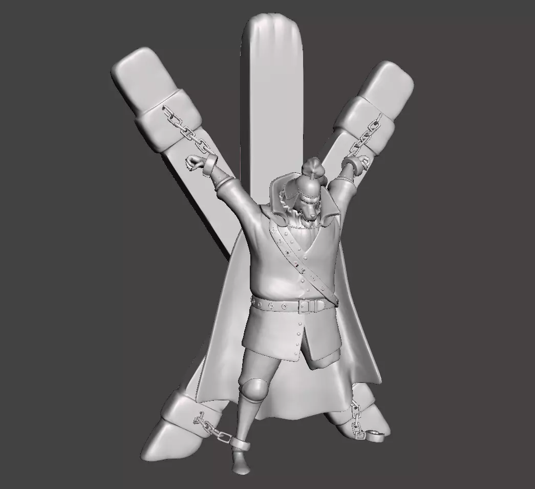 Inuarashi Chained 3D Model 3D print model_0