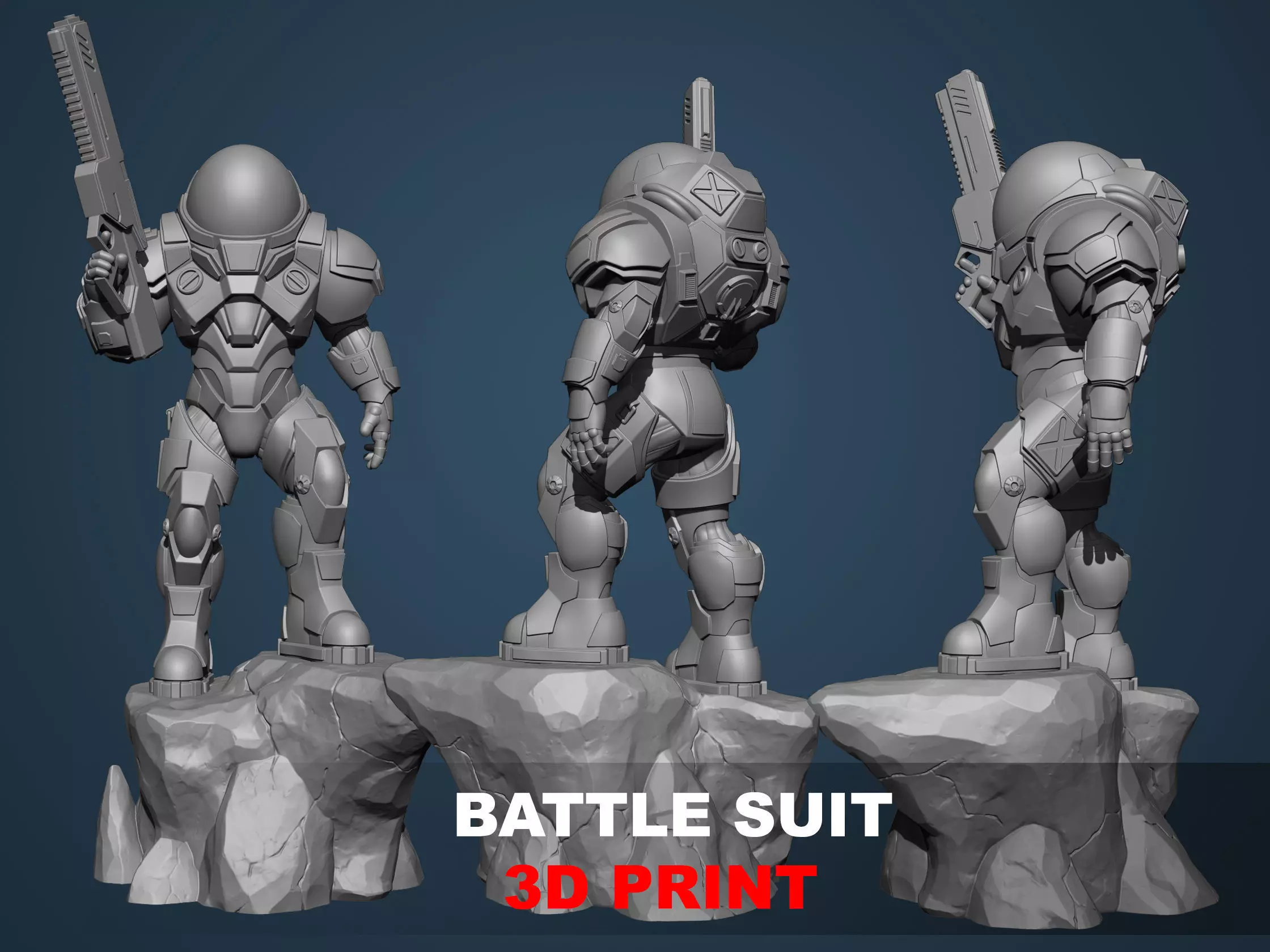 Battle Suit for 3d print 3D print model_0