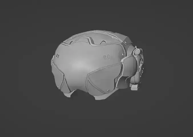 Sci-fi Marauder helmet