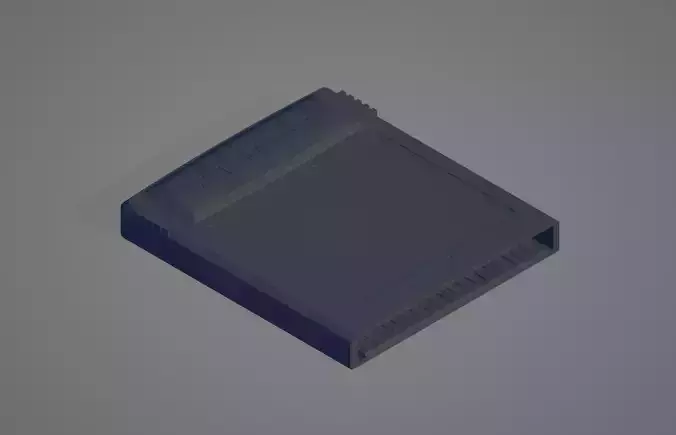 GAMEBOY COLOR GAME CARTRIDGE FUCTIONAL GBC GB  NINTENDO CART 3D print model