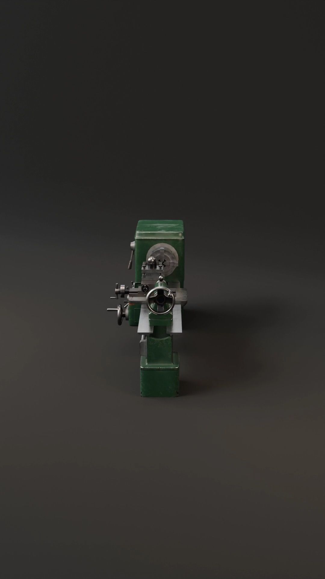 Lathe 3D model_1