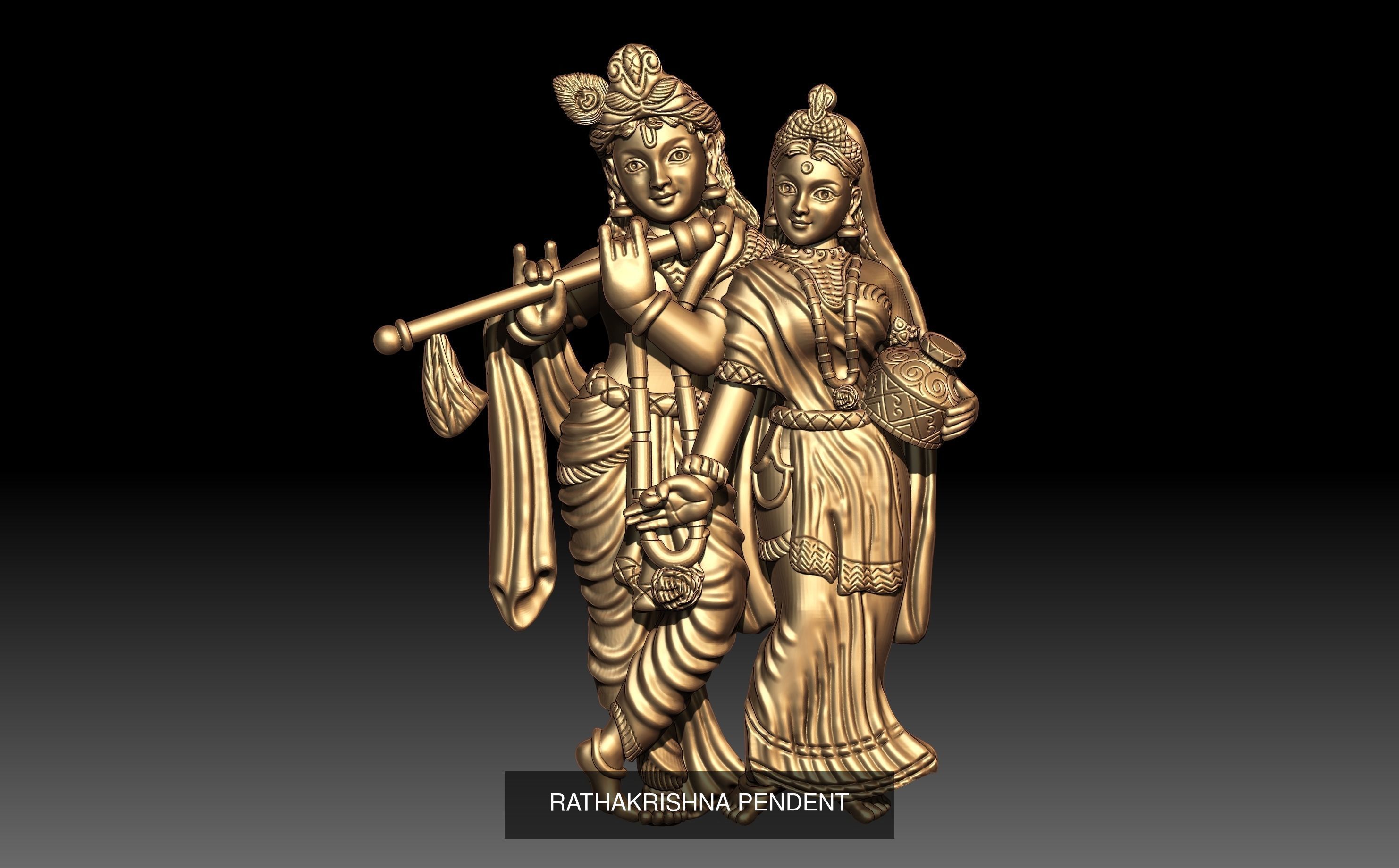 ratha kirshna 19 pendent lot 3D Model Collection_6