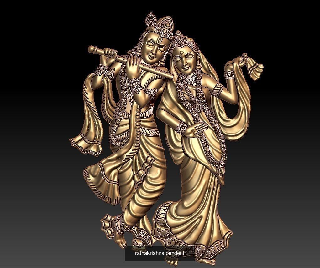 ratha kirshna 19 pendent lot 3D Model Collection_15
