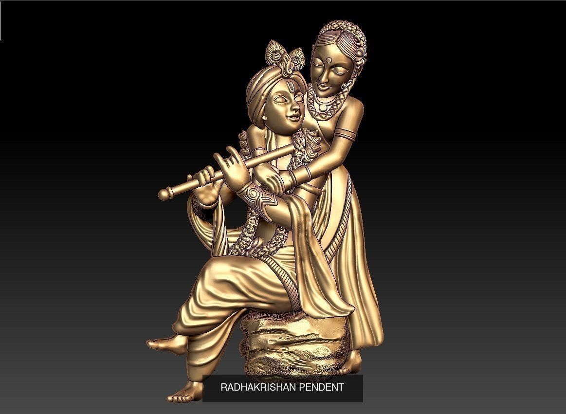 ratha kirshna 19 pendent lot 3D Model Collection_14