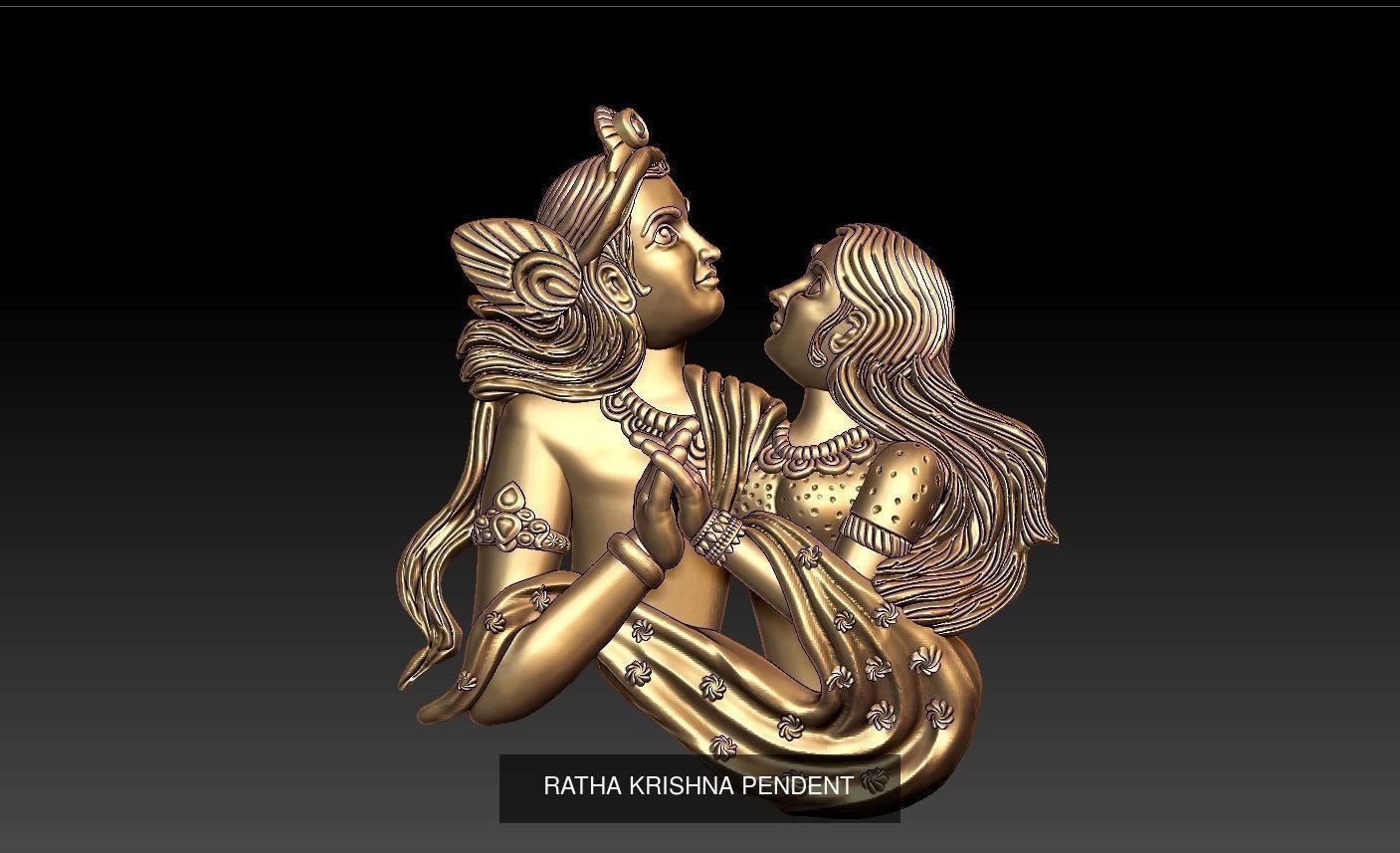ratha kirshna 19 pendent lot 3D Model Collection_16