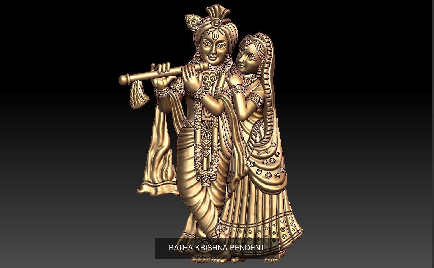 ratha kirshna 19 pendent lot 3D Model Collection_19