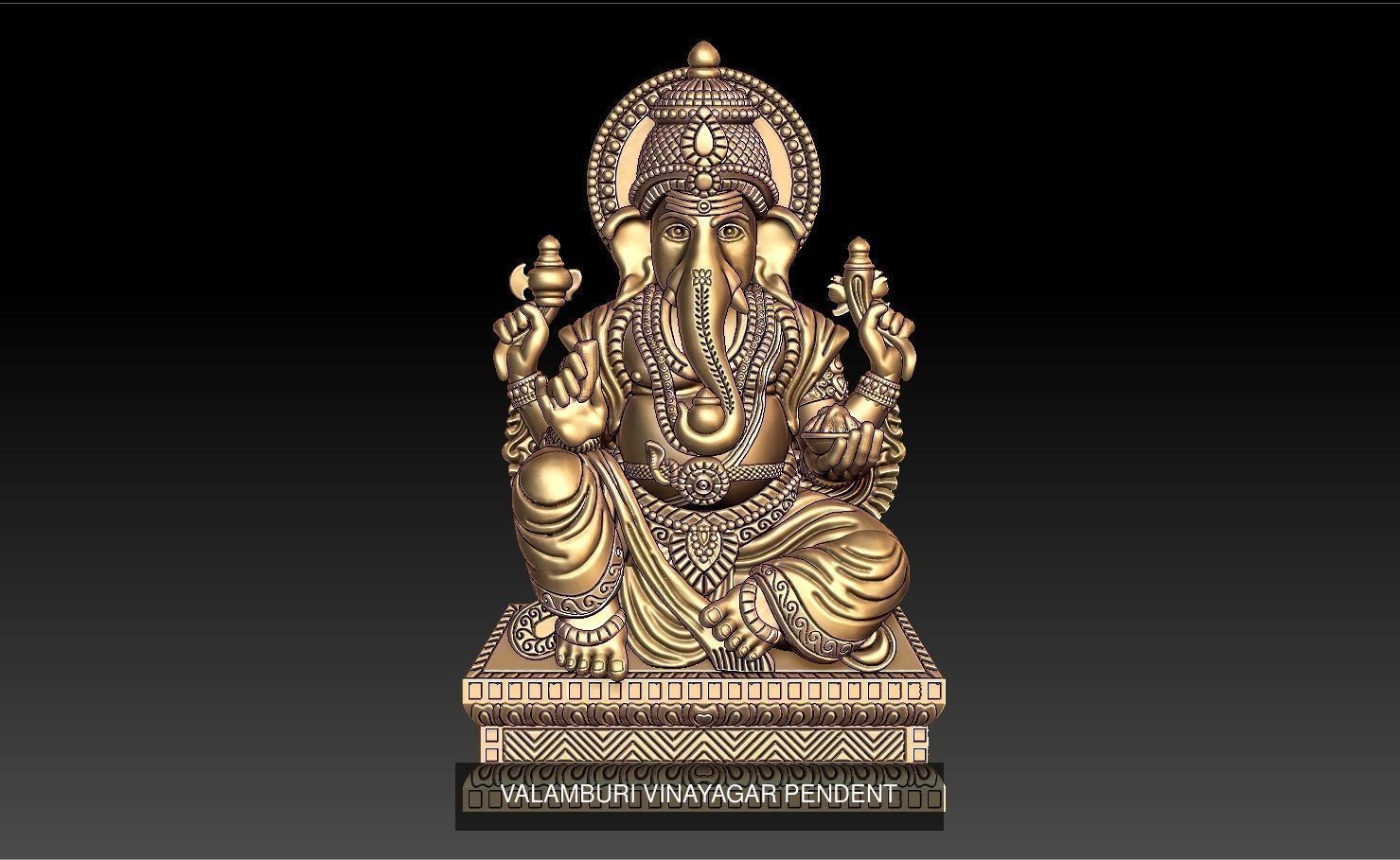 ganpati pendant 21 files lot 3D Model Collection_22