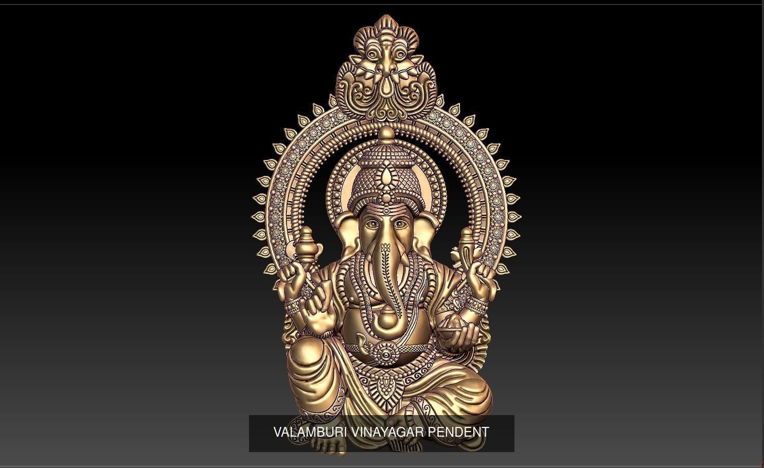 ganpati pendant 21 files lot 3D Model Collection_21