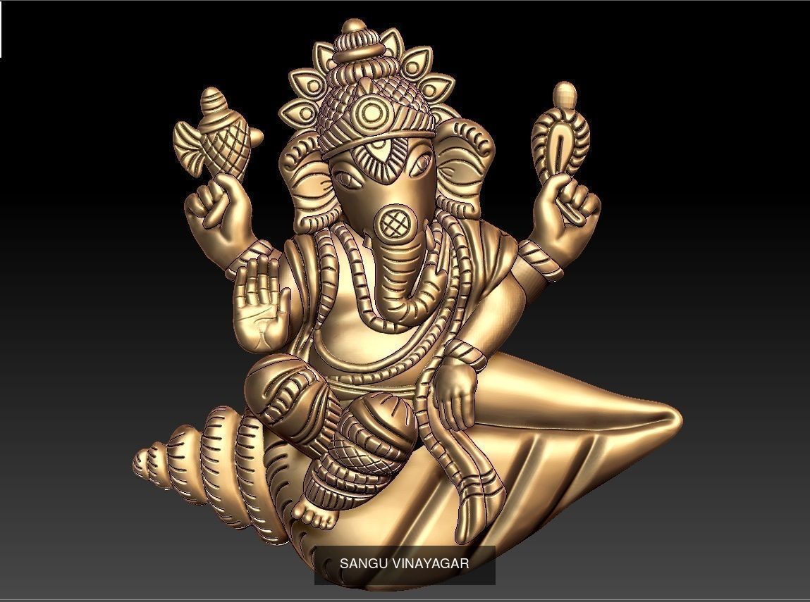 ganpati pendant 21 files lot 3D Model Collection_19