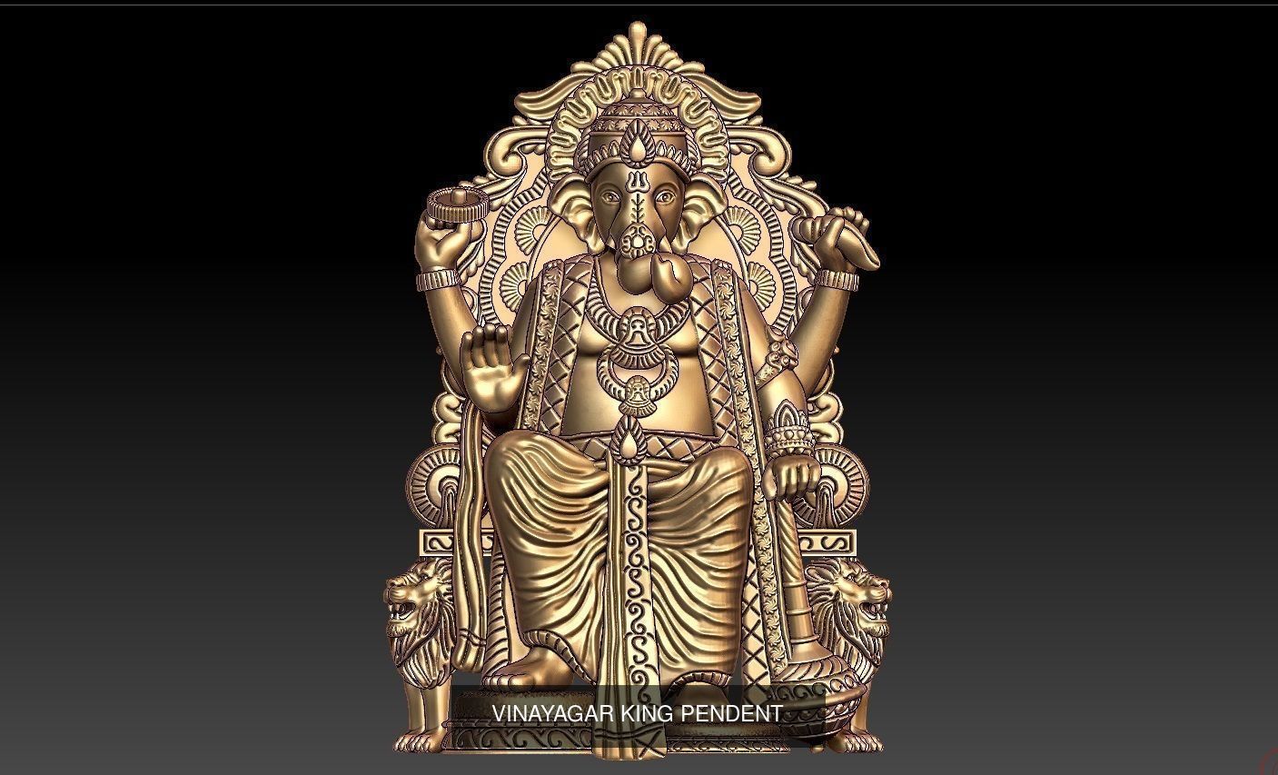 ganpati pendant 21 files lot 3D Model Collection_23