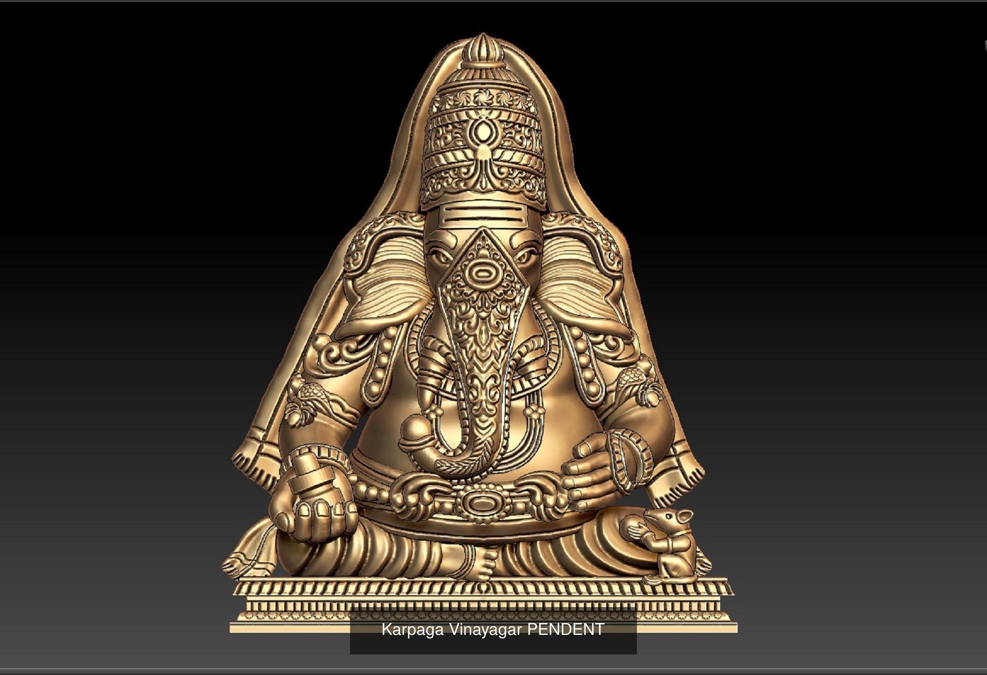 ganpati pendant 21 files lot 3D Model Collection_24