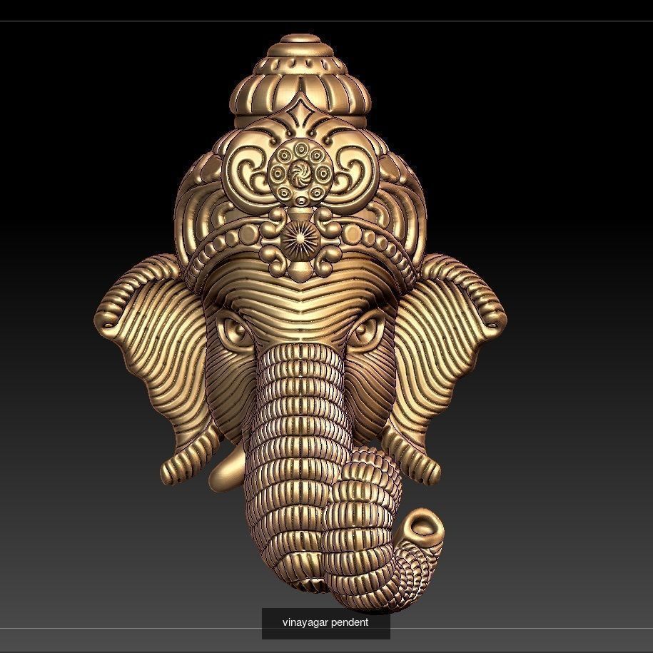 ganpati pendant 21 files lot 3D Model Collection_8