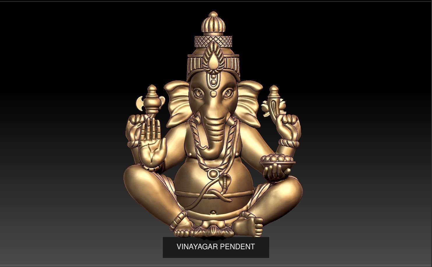 ganpati pendant 21 files lot 3D Model Collection_20