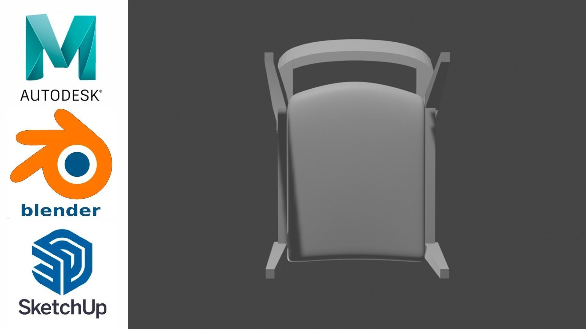 Chair - Silla 3D model_2
