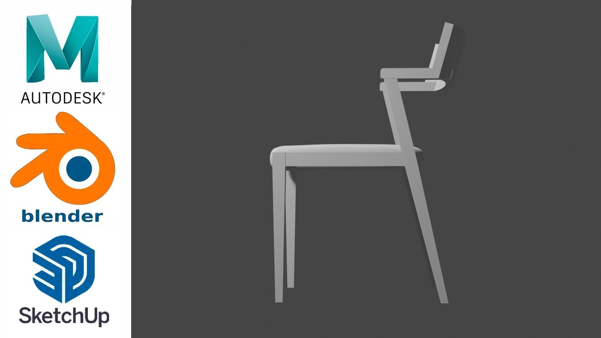 Chair - Silla 3D model_5