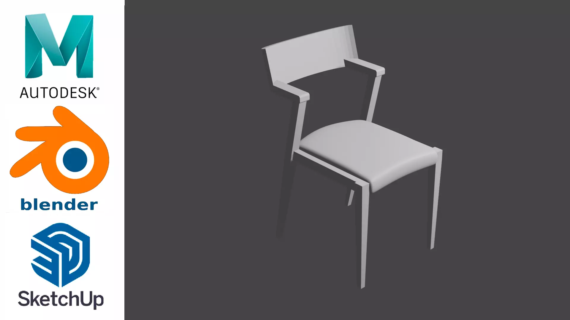 Chair - Silla 3D model_0