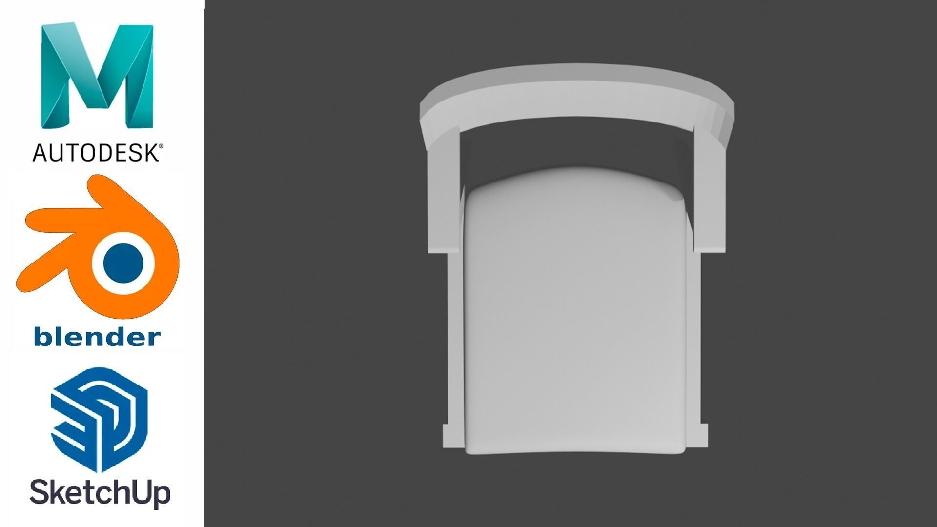 Chair - Silla 3D model_4