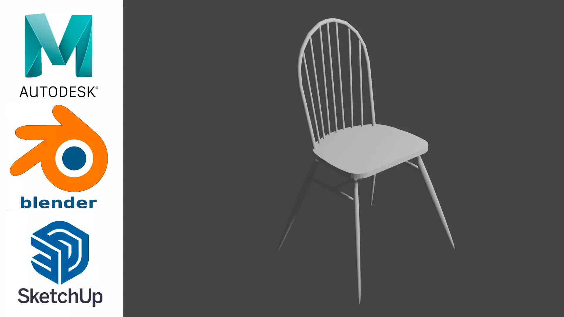 Chair - Silla 3D model_0